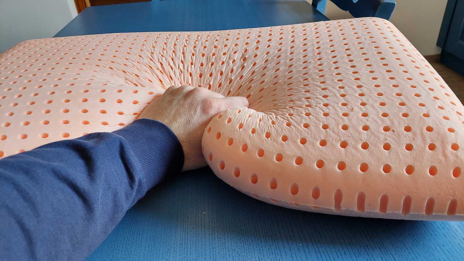 Recensione cuscino in lattice Washme di Materassiedoghe